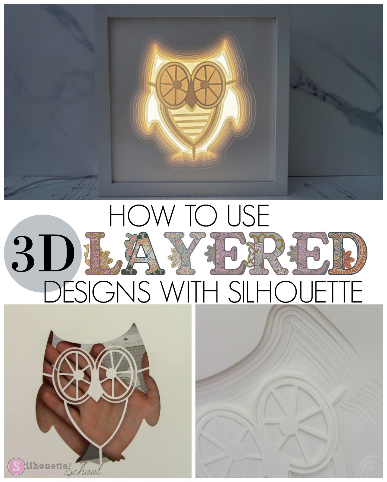 Download Turn A 3d Layered Svg Into A Lighted Shadow Box Silhouette School