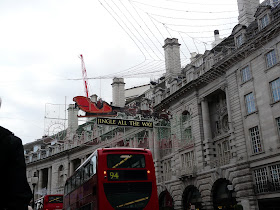 Londres Regent Street à Noël