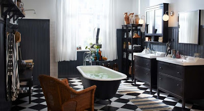 Black And White Floor Decorations
