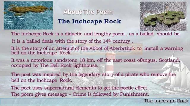 Chapter 2: The Inchcape Rock Balbharati solutions