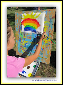 Children at the Easel and Creativity: RainbowsWithinReach RoundUP