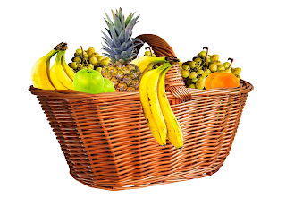 apple, banana, fruit-basket