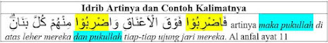 (اِضْرِبْ) Idrib artinya dan contoh Kalimatnya di Bahasa Arab