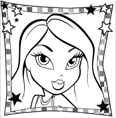 Bratz Coloring Pages on Bratz Coloring Pages  Bratz Colouring Sheets