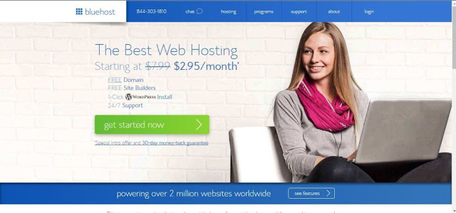 Bluehost Beginners guide to buy a domain name and hosting