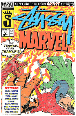 Marvel Comics x Stussy Clothing Collection Series 2 Promotional Art