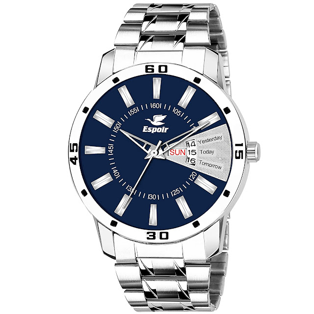 Mens ESP12457 Analog Blue Dial Watch