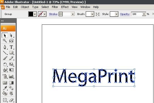 Cara Convert Font Menjadi Path dengan Illustrator