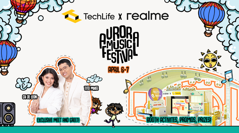 TechLife collabs with realme for Aurora Music Festival on April 6-7!