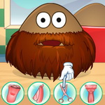 لعبة Pou Shave Time