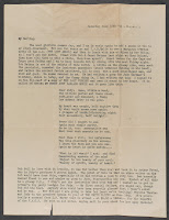 Page one of a typed letter.