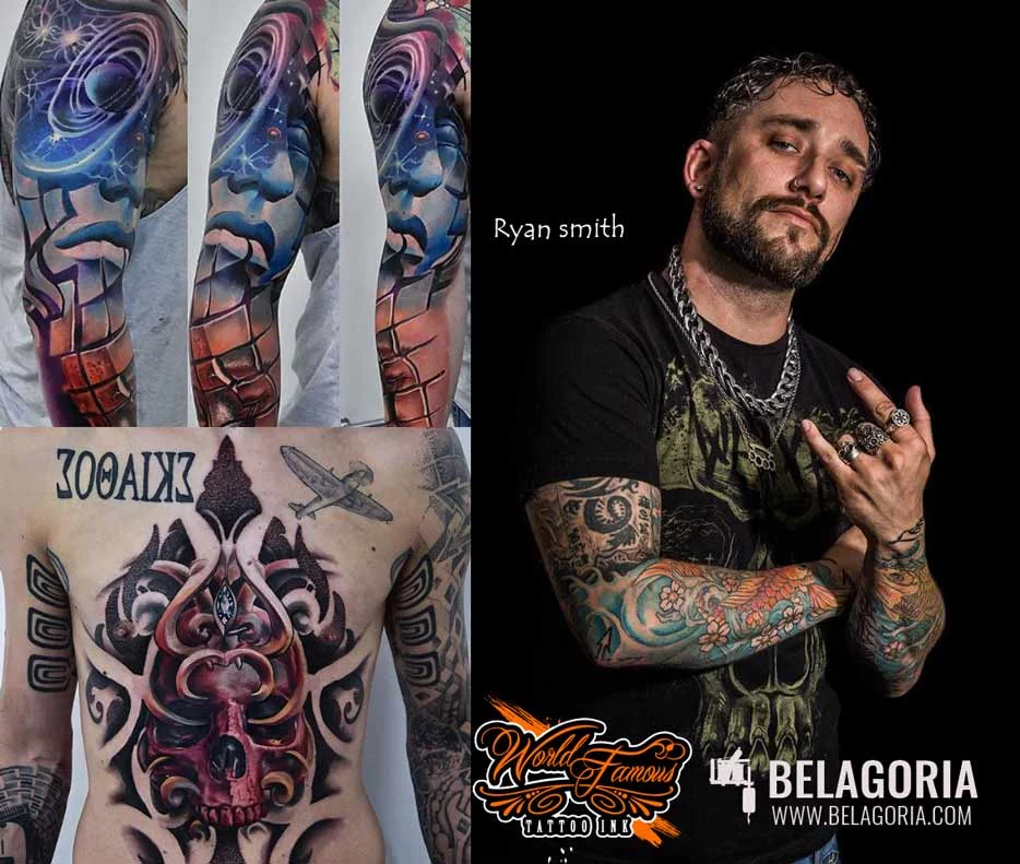 Ryan Smith y sus tatuajes