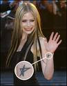 Avril Lavigne With Small Star Tattoo Design On The Wrist