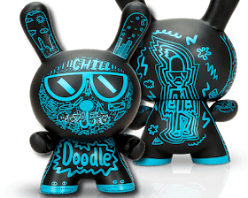 Loot Crate Exclusive Doodle Boy Dunny 8” Vinyl Figure by The Doodle Boy x Kidrobot