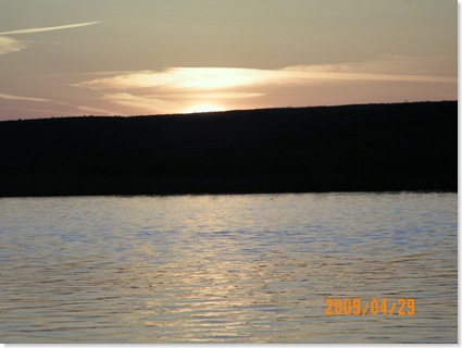 sunset on the Colorado River, Parker, AZ