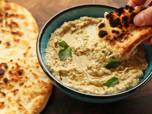 Midnight Snack Ideas Traditional Baba Ghanoush
