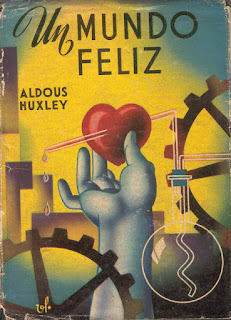 Portada de la 1ª edición de Un mundo feliz traducida al castellano en 1935