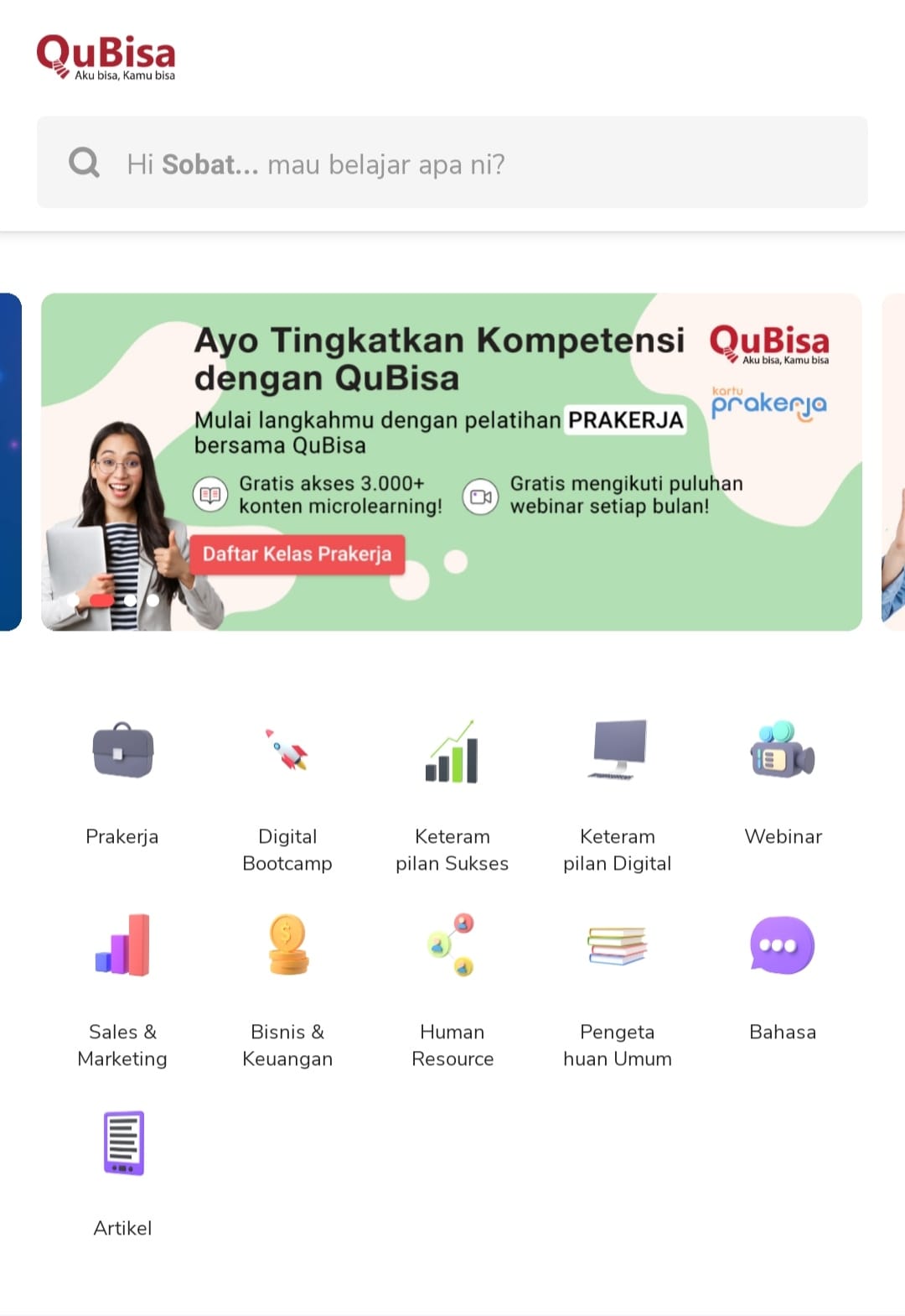 Tempat belajar online yang memudahkan siswa, guru, dan dosen