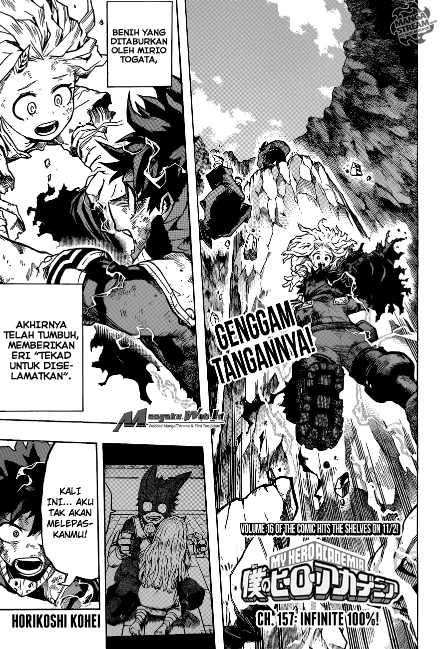 My Hero Academia Chapter 157 Indonesia Bhs Infinite 100 Persen