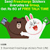 Line Freecharge 2015 Offer | Earn Rs 60 Free Talktime Coupon for Sending Stickers in Groups