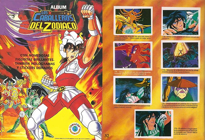 cover Álbum Los Caballeros del Zodiaco