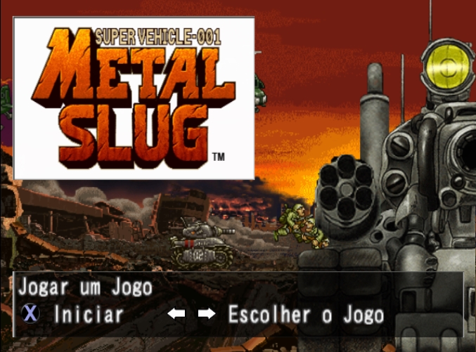 Revivendo a Nostalgia do Ps2 Metal Slug Collectio DVD Via