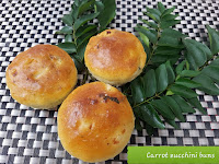 Carrot zucchini buns are spicy no knead buns , perfect to try for a beginner like me. These buns are so easy to make and soft in texture