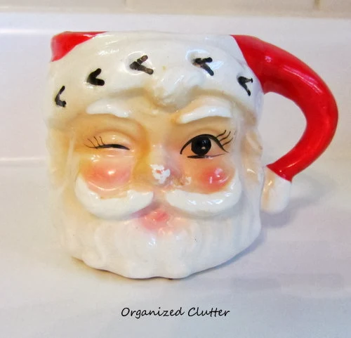 Inarco Vintage Santa Mug www.organizedclutterqueen.blogspot.com