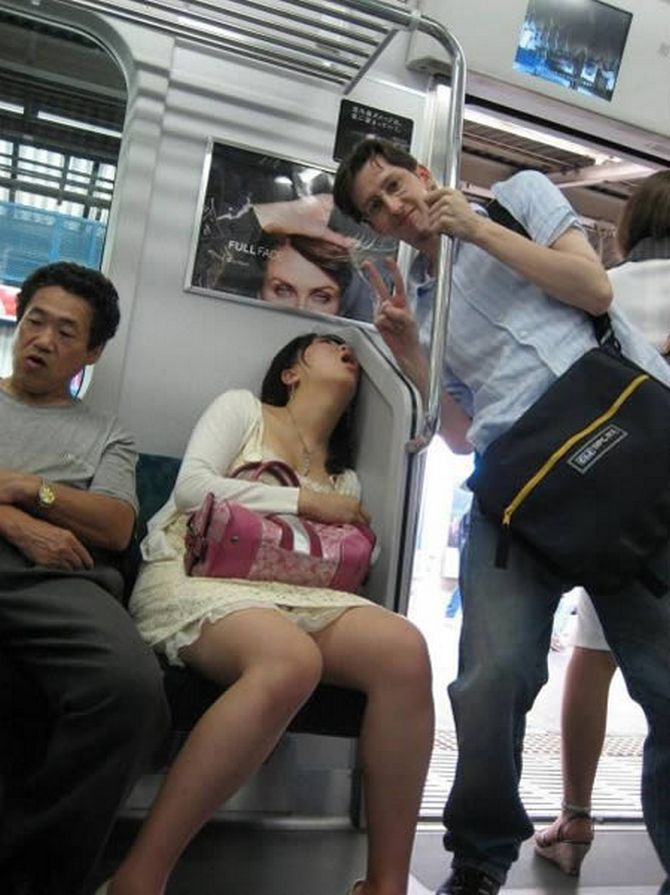 Enquanto isso no metrô...