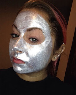 Silver peel off face mask