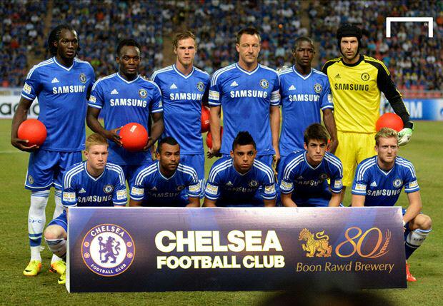 FOTO CHELSEA VS INDONESIA Starting line up 