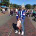 Awwn: Olamide and son look adorable as they go on a trip to Disneyland [Photos]