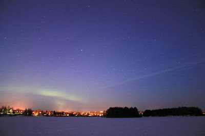 Searching for Aurora Borealis in Lapland