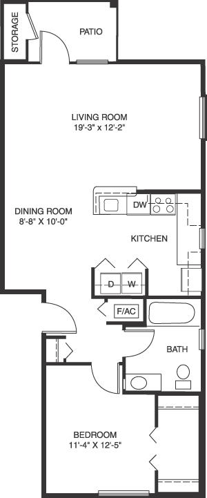 2 Bedroom 2 Bathroom Apartment Plans 2 Bedroom 2 Bathroom Apartment Plans