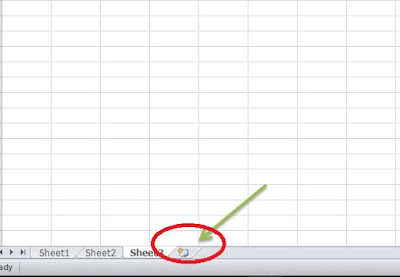 cara menambah sheet di excel