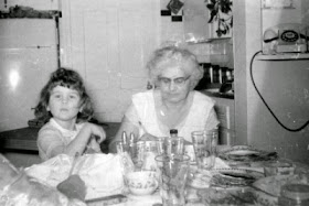 jaguarjulie and grandma julia nagy in cleveland ohio kitchen