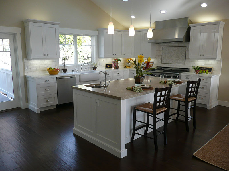 White kitchen cabinets really