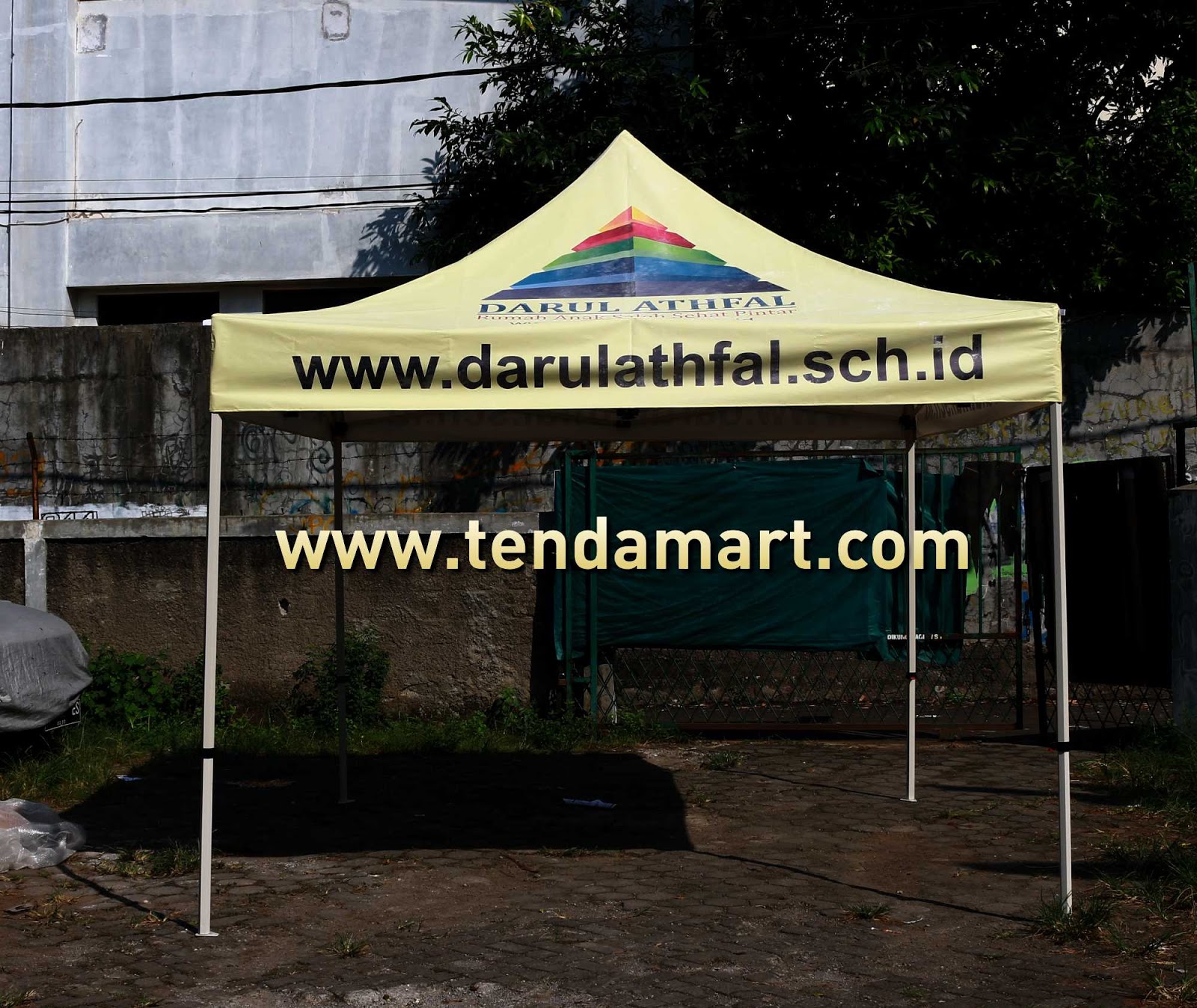 Tenda Lipat 3mx3m Hexa  Steel Darulathfal TENDA PROMOSI