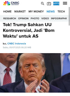 Trump sahkan UU 'Big Beautiful' dampaknya utang AS bakal naik signifikan ya