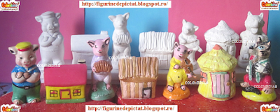 figurine ipsos cei trei purcelusi