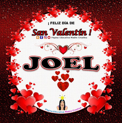 Feliz Día de San Valentín - Nombre Joel