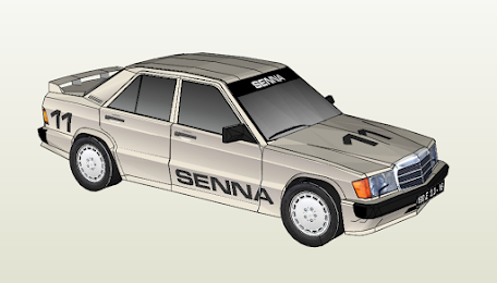 Mercedes-Benz 190E 2.3-16 - Ayrton Senna 1984