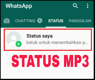 Cara Membuat Status MP3 di Whatsapp, lihat disini