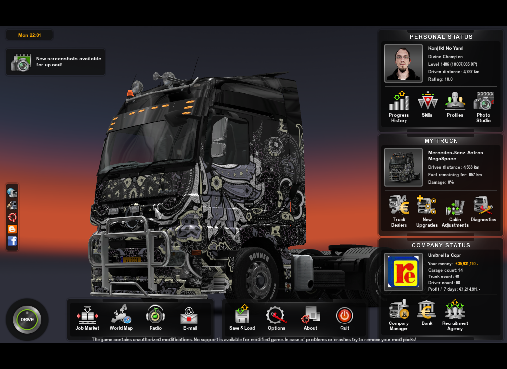 Euro Truck Simulator 1.19.2 DLC | Project F