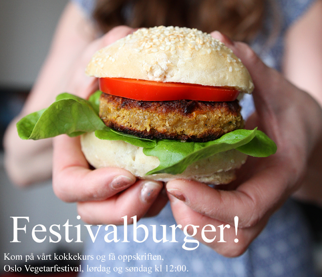 Festivalburger Kokkekurs Oslo Vegetarfestival Veganmisjonen Veganmannen