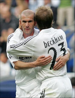 Zidane is the best player ever, says Beckham