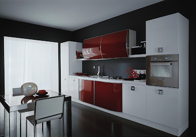 Modern painting kitchen Cabinet