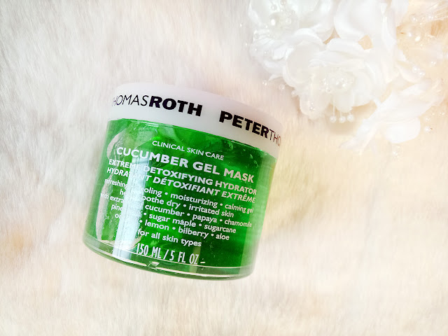 PETER THOMAS ROTH Cucumber Gel Mask Extreme Detoxifying Hydrator, cucumber mask, gel mask, peter thomas ross, skincare, skin care review, beauty, beauty blog, top beauty blog of pakistan, red alice rao, maliha rao