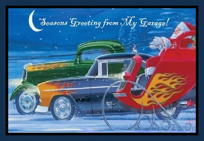 Hot Rod Christmas Cards