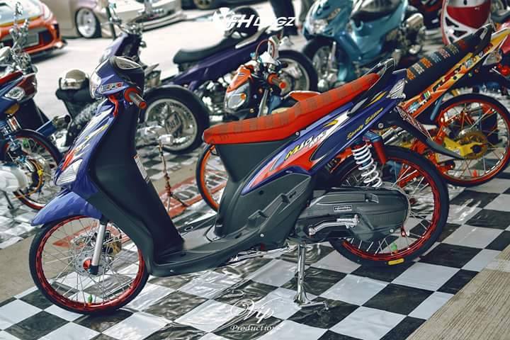 contoh modifikasi motor metik